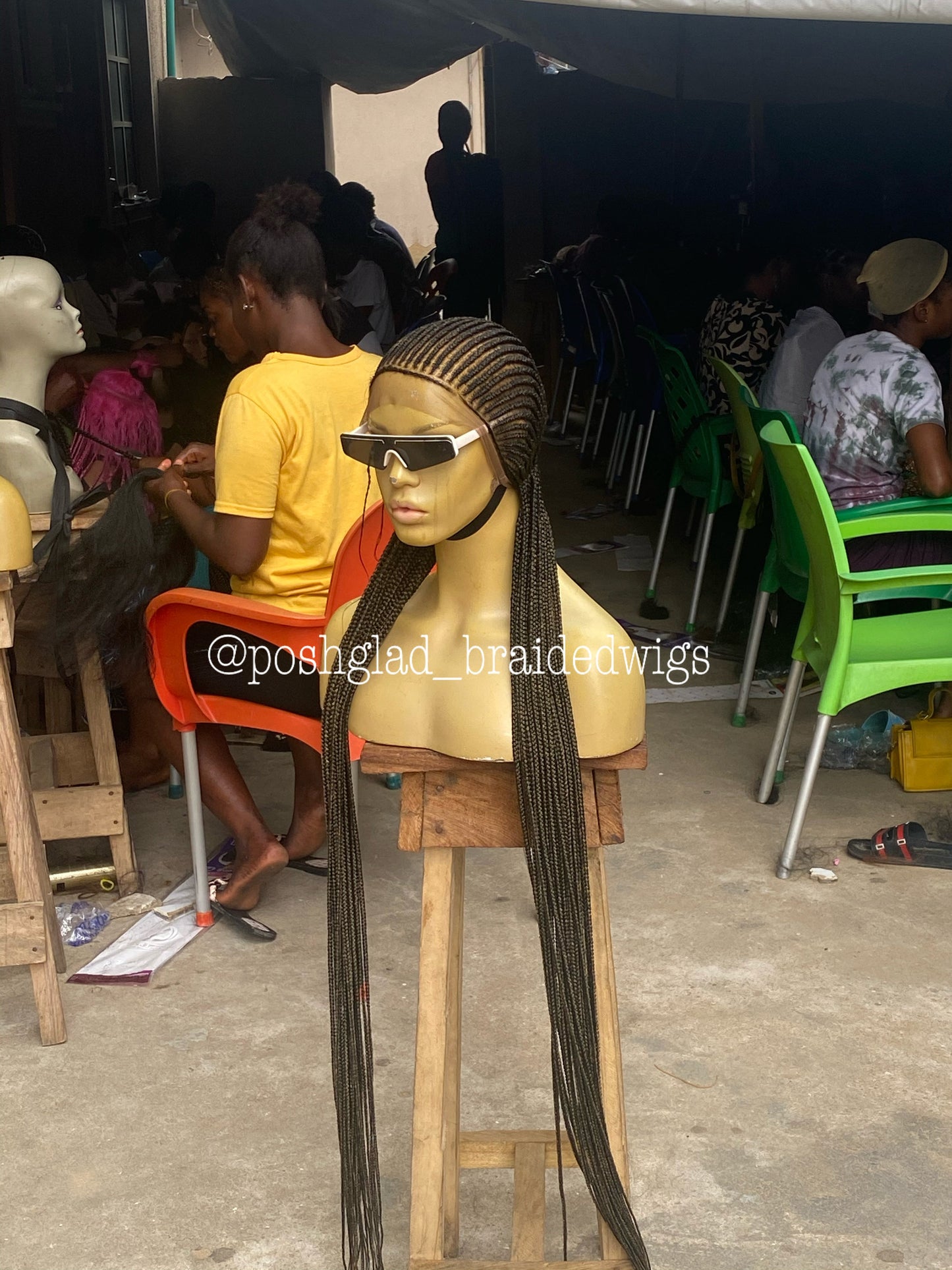 Feedin Braid Wig - Aisha cornrow