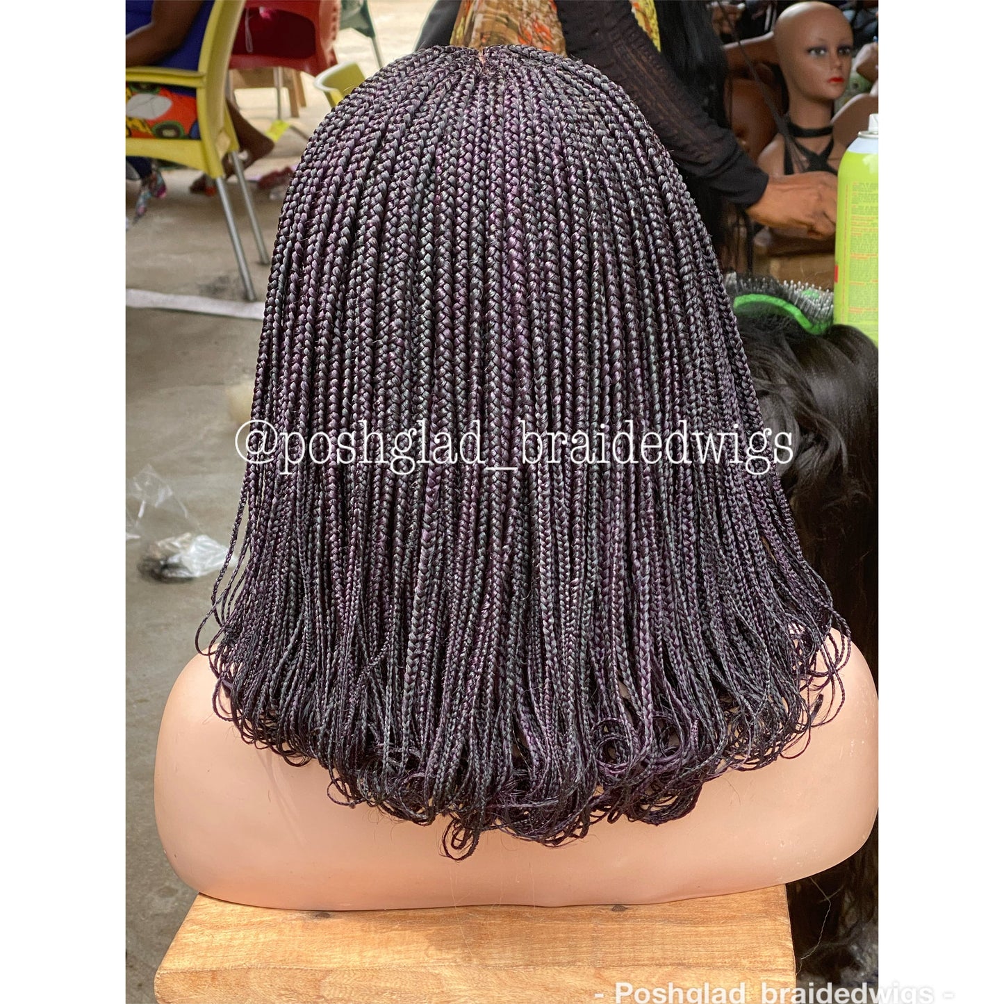 Bob Braid Wig - 13x4 Lace Frontal - Kadijah
