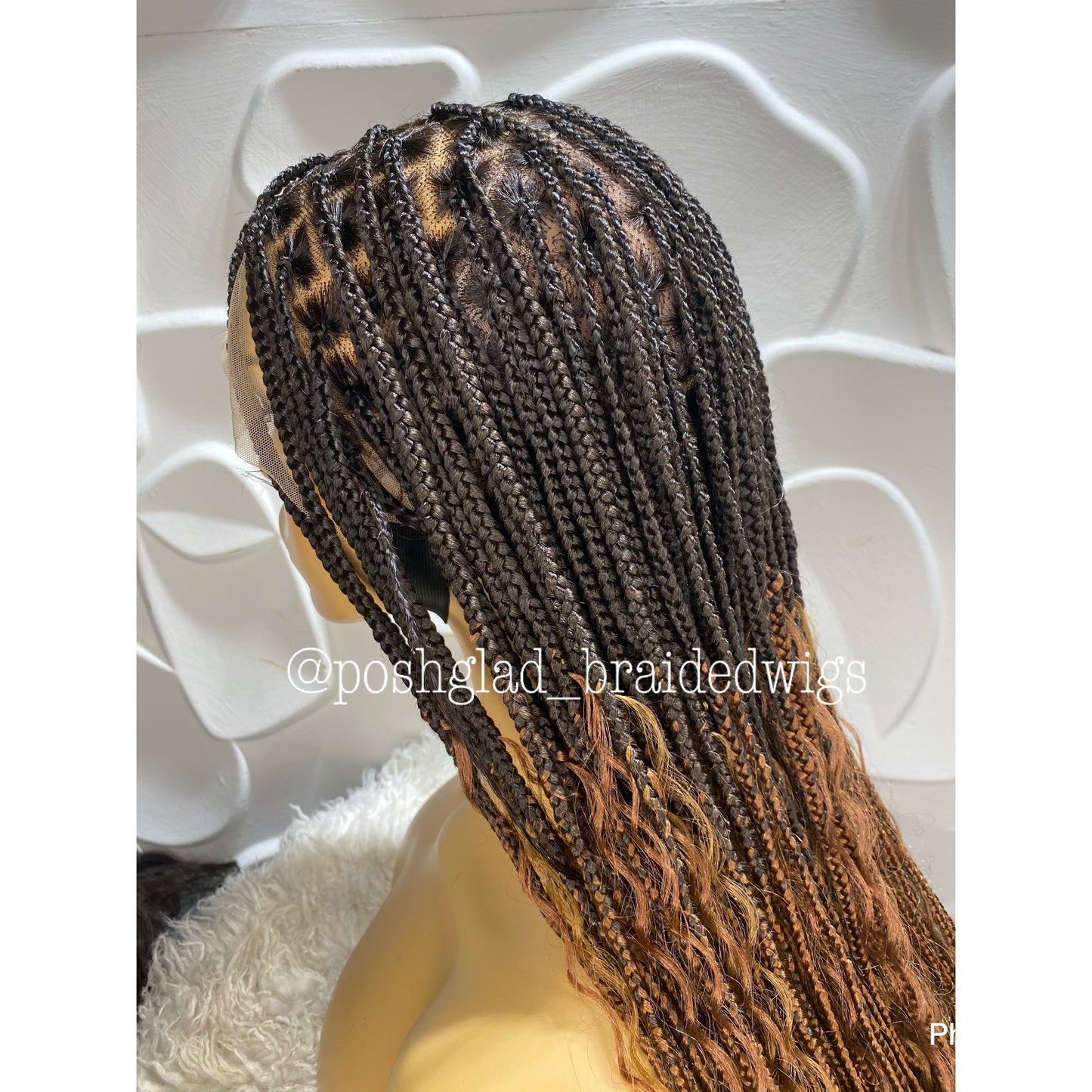 Goddess Knotless Braid Wig "Ombre Color" Full Lace (Karisma)
