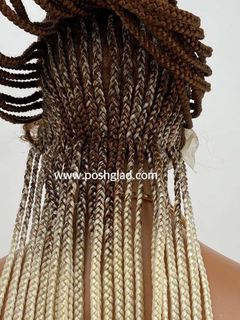 Ready to ship Cornrow Braided wig-Olaoma