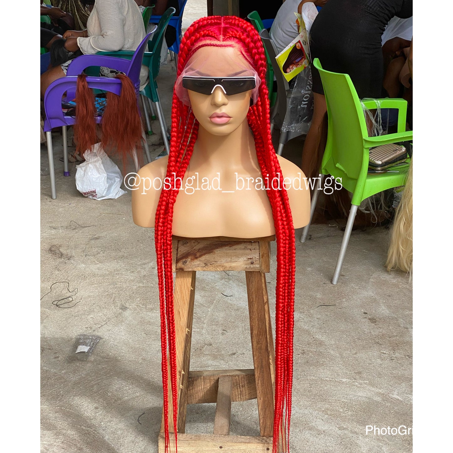 POP SMOKE IN FIRE RED