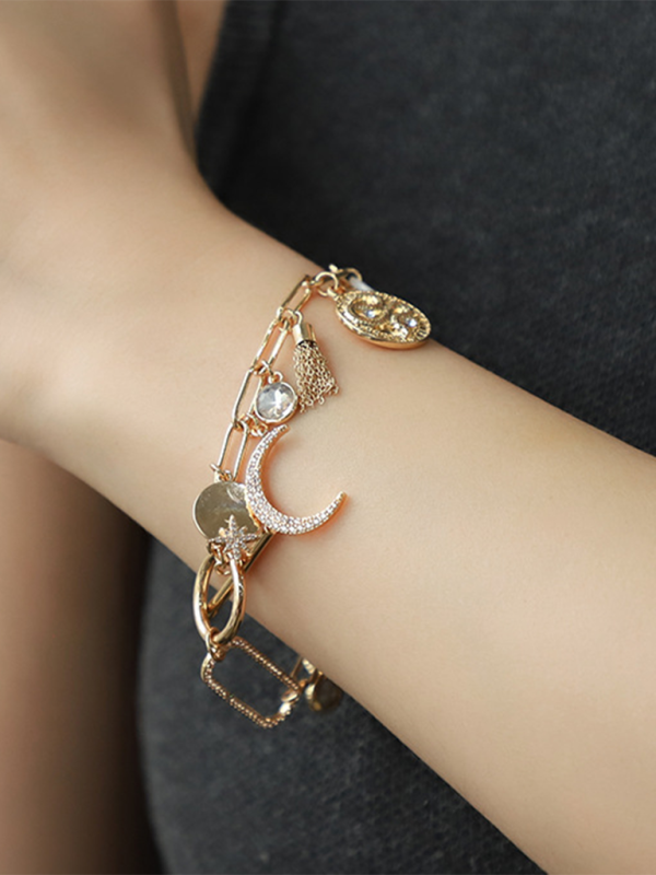 Modern Starry Sky Magic Necklace Bracelet Earrings