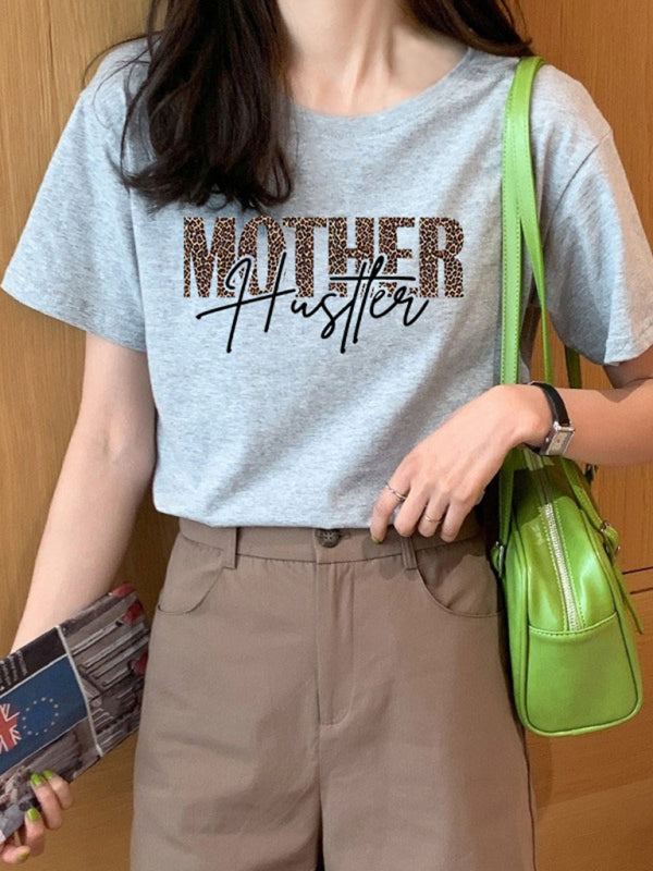 Mother Hustler Casual Printed T-Shirt