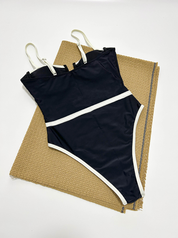 Modern Women's Sexy Splicing One-Piece Swimsuit