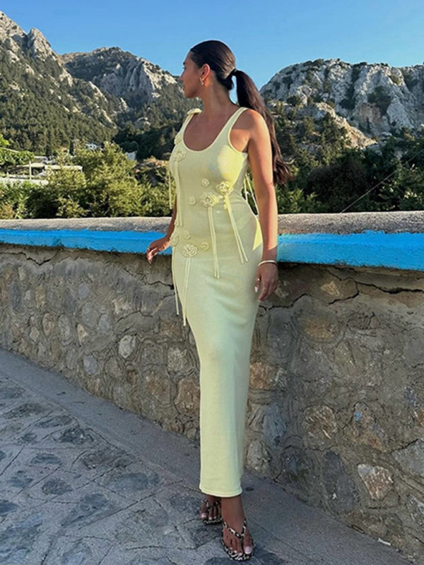 Knitted Beach Cover-up Dress | Swimsuit Sun Protection | Multiple Colors Available