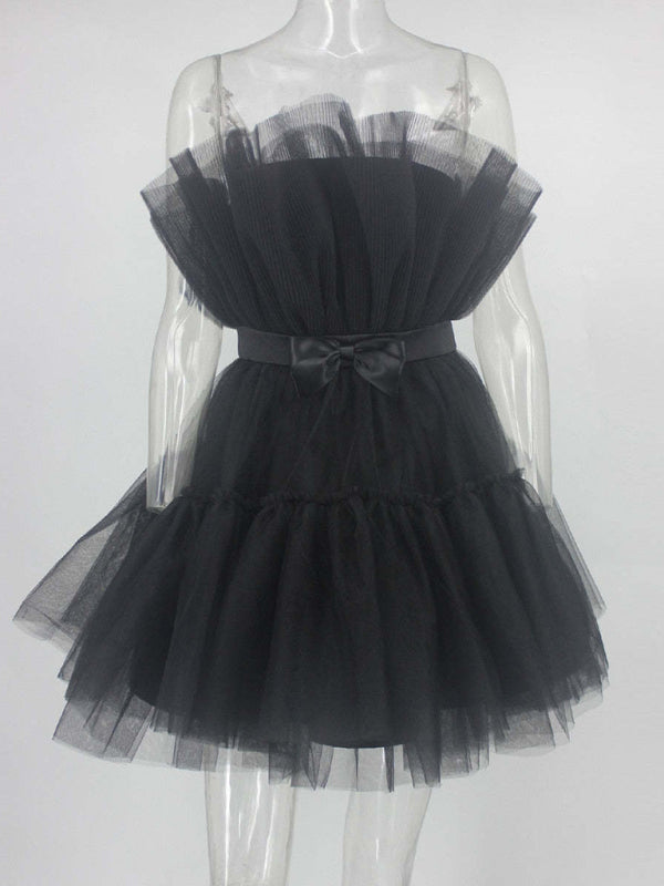 Tulle Bow Tulle Dress