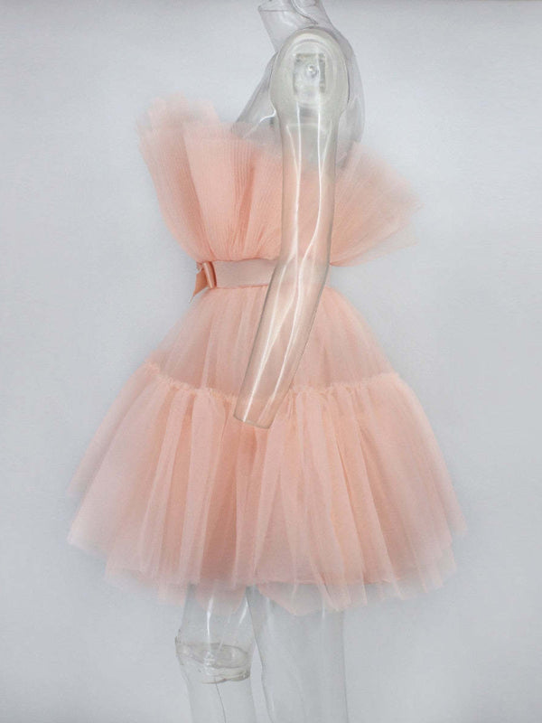 Tulle Bow Tulle Dress