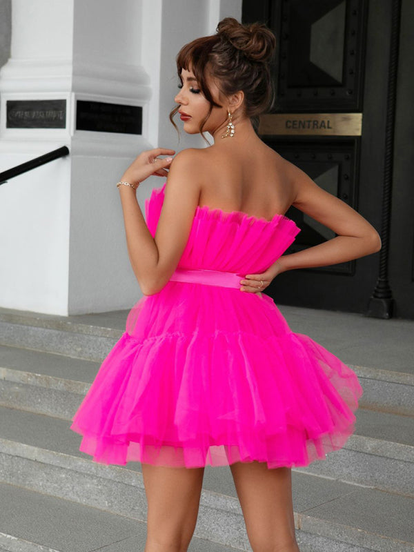 Tulle Bow Tulle Dress