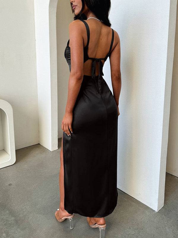 Elegant lace maxi dress