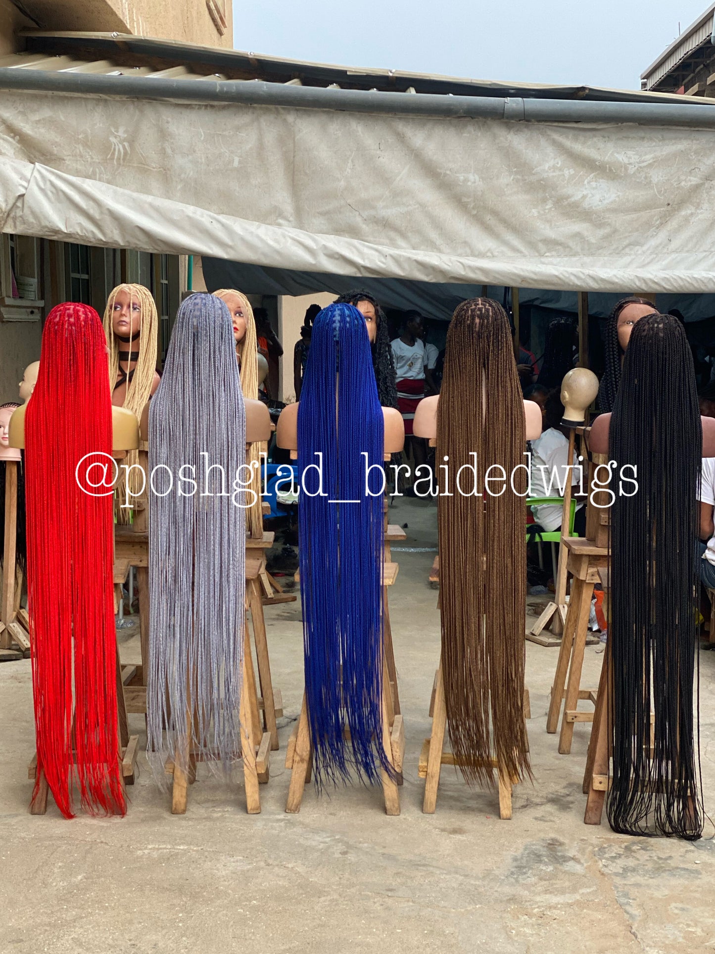 Shade knotless (PREMIUM BLUE) cost extra $50 for calf length