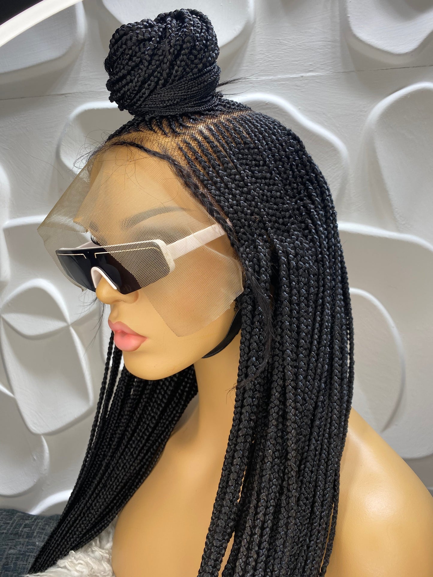 Cornrow Braid Wig (13x6 Lace Frontal) - Cele
