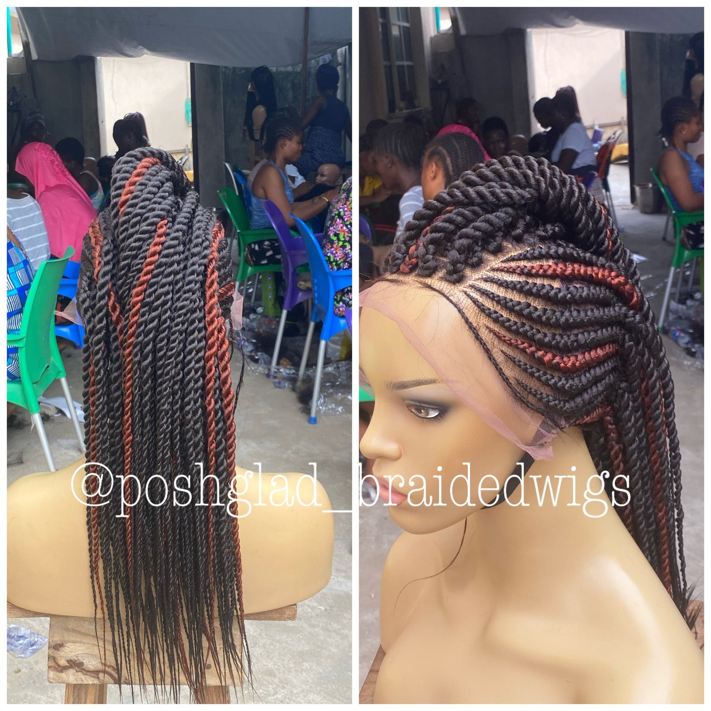 Cornrow Twist Braids - Tamaira