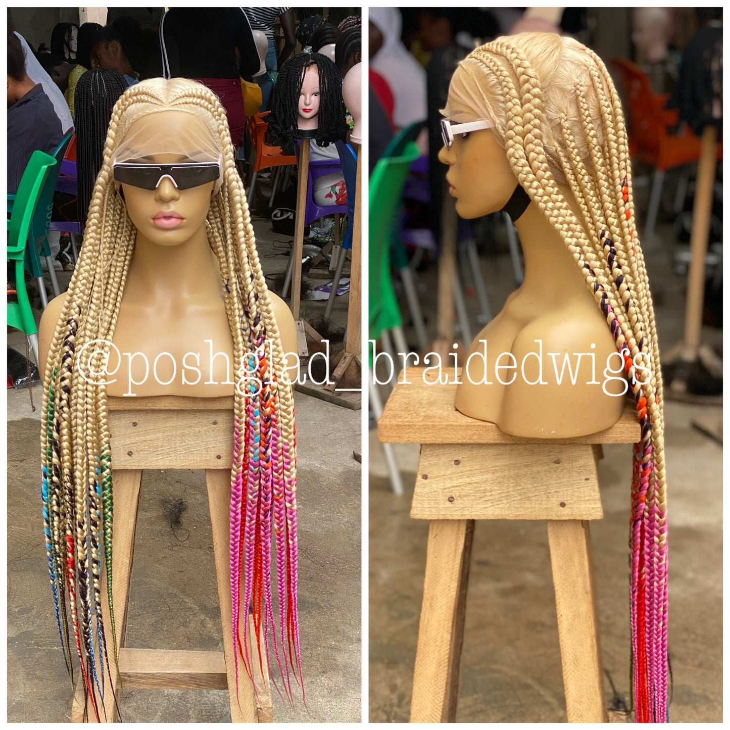 Pop Smoke Wig - Ombre Color - Alice