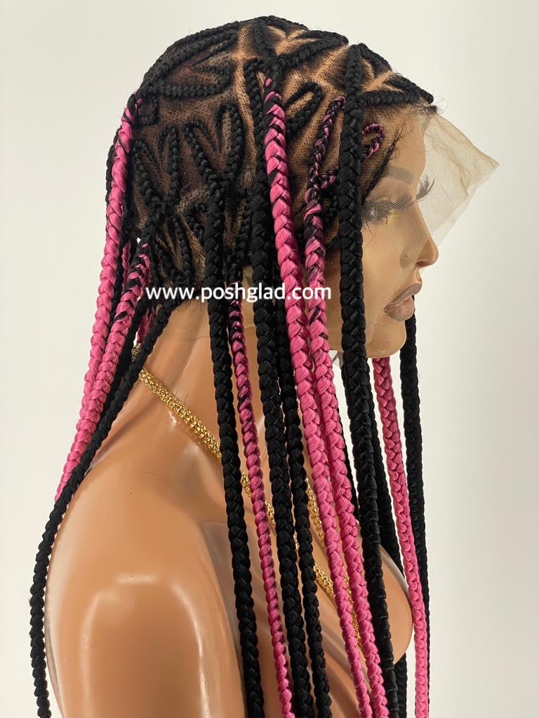 Cornrow - Miss Pink - Ready to ship