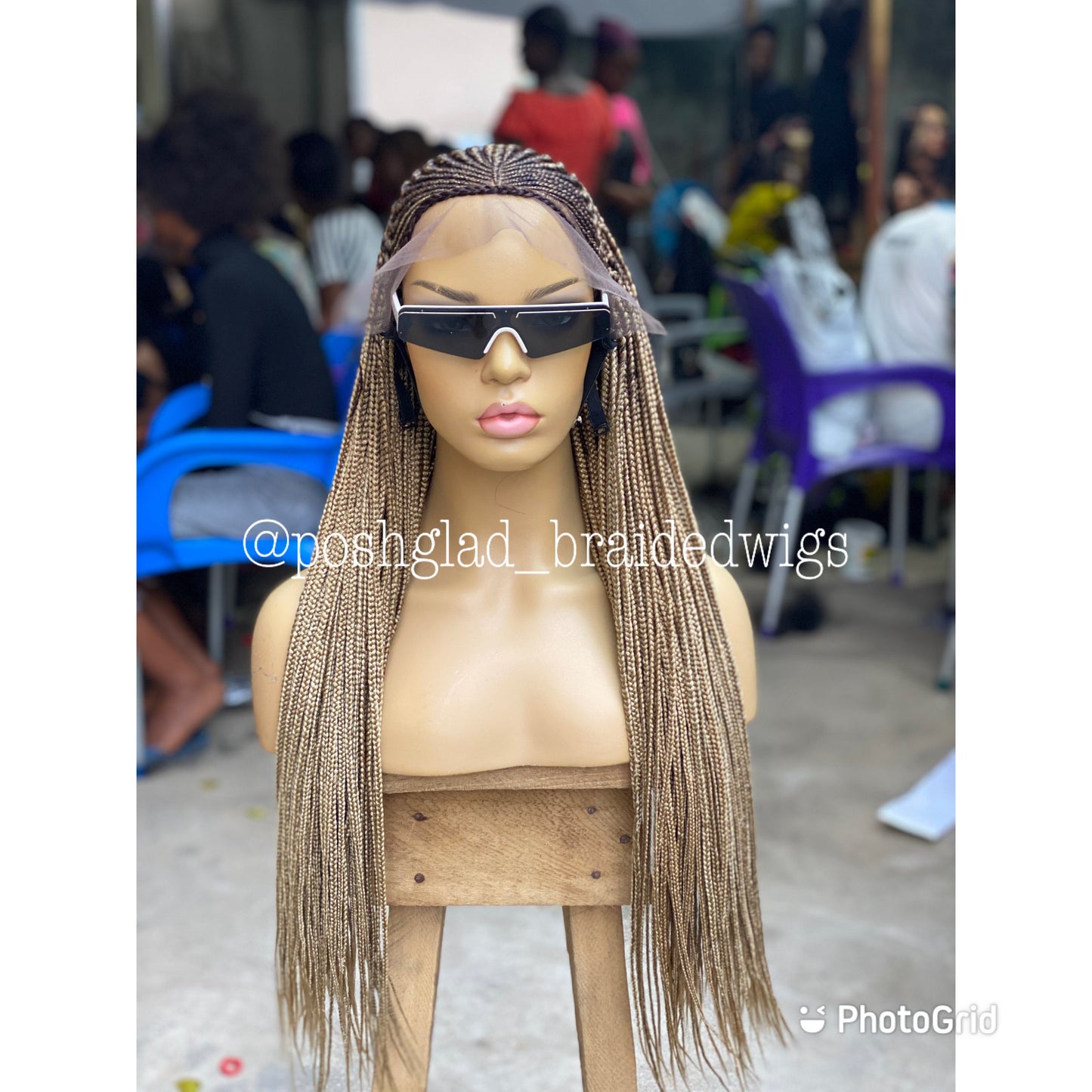 Cornrow Braid Wig - 13x6 Lace Frontal - Bolade