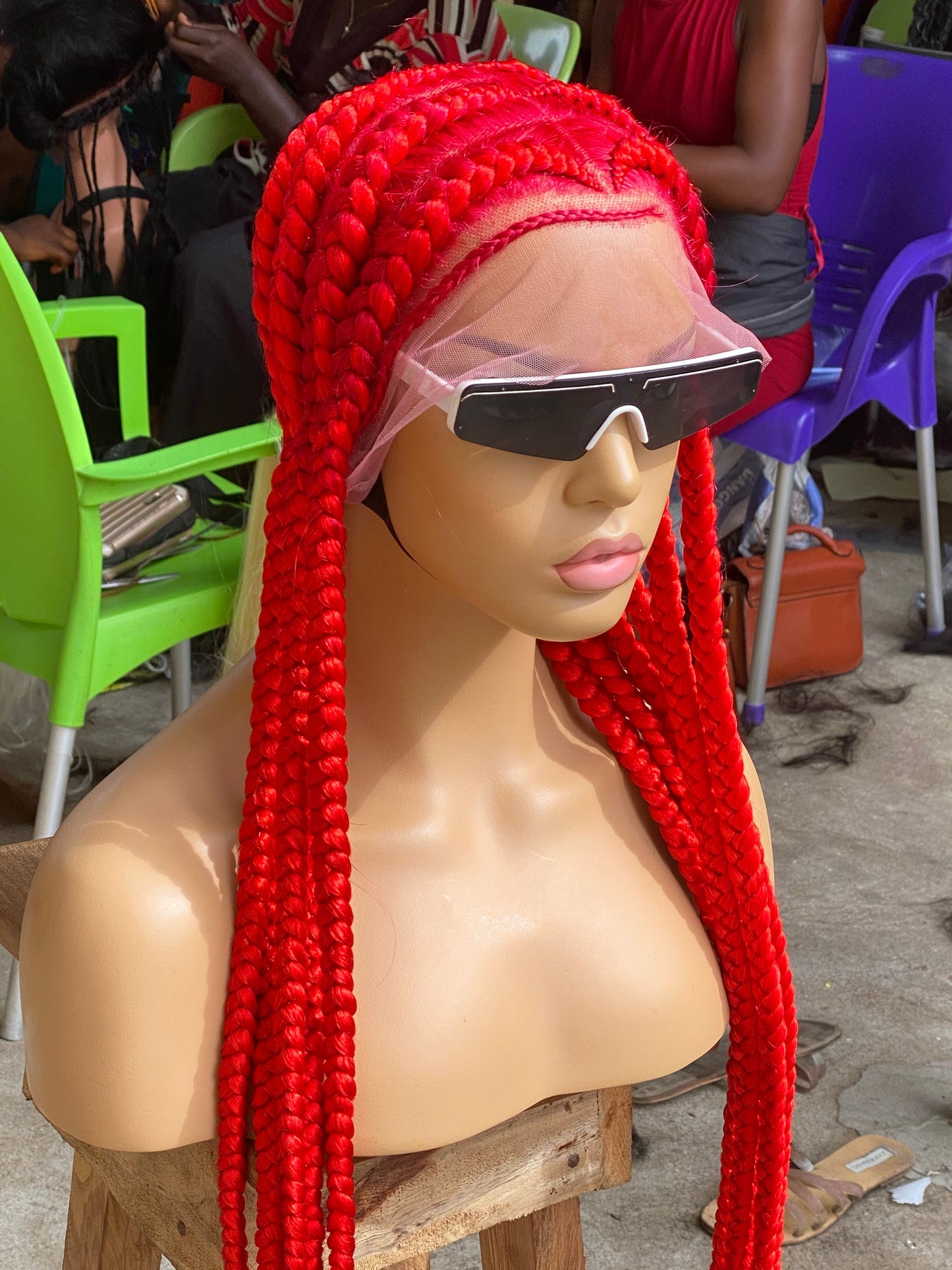 POP SMOKE IN FIRE RED