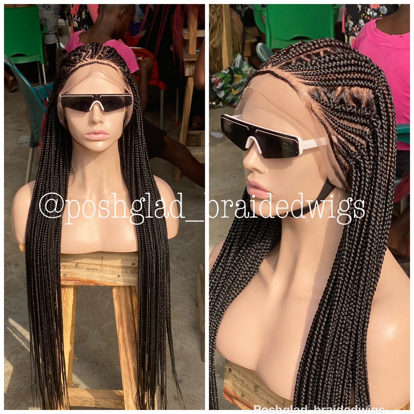 Cornrow Braid Wig - Full Lace - Abimbola