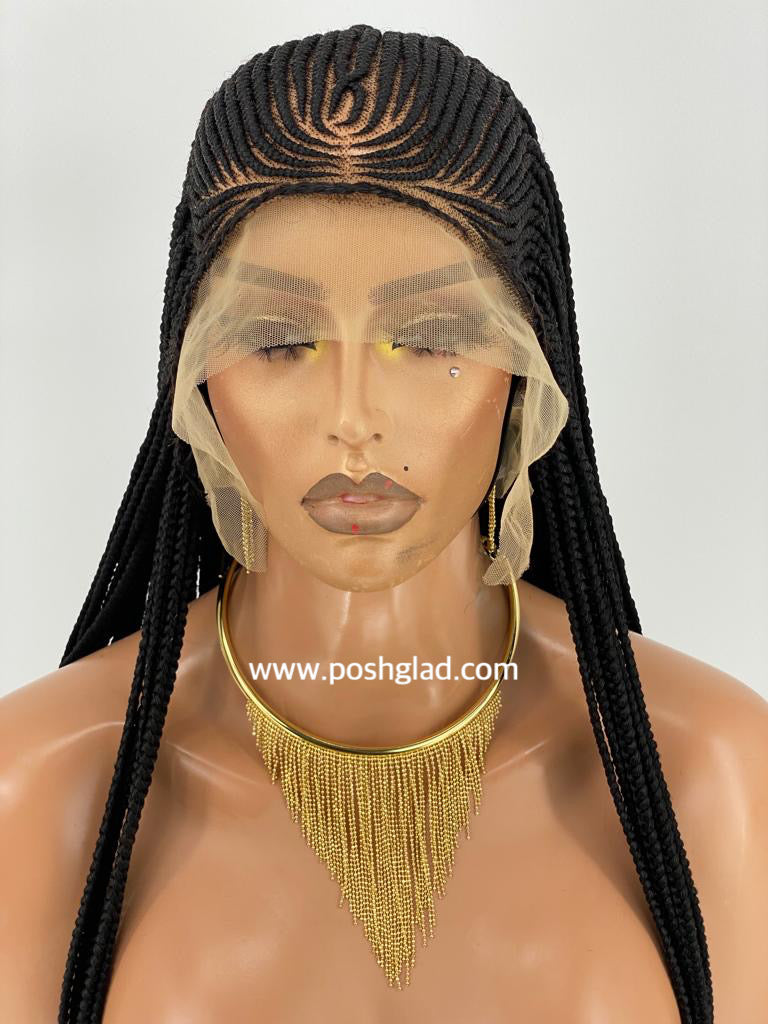Cornrow Braid Wig (Ready to ship) - Kora