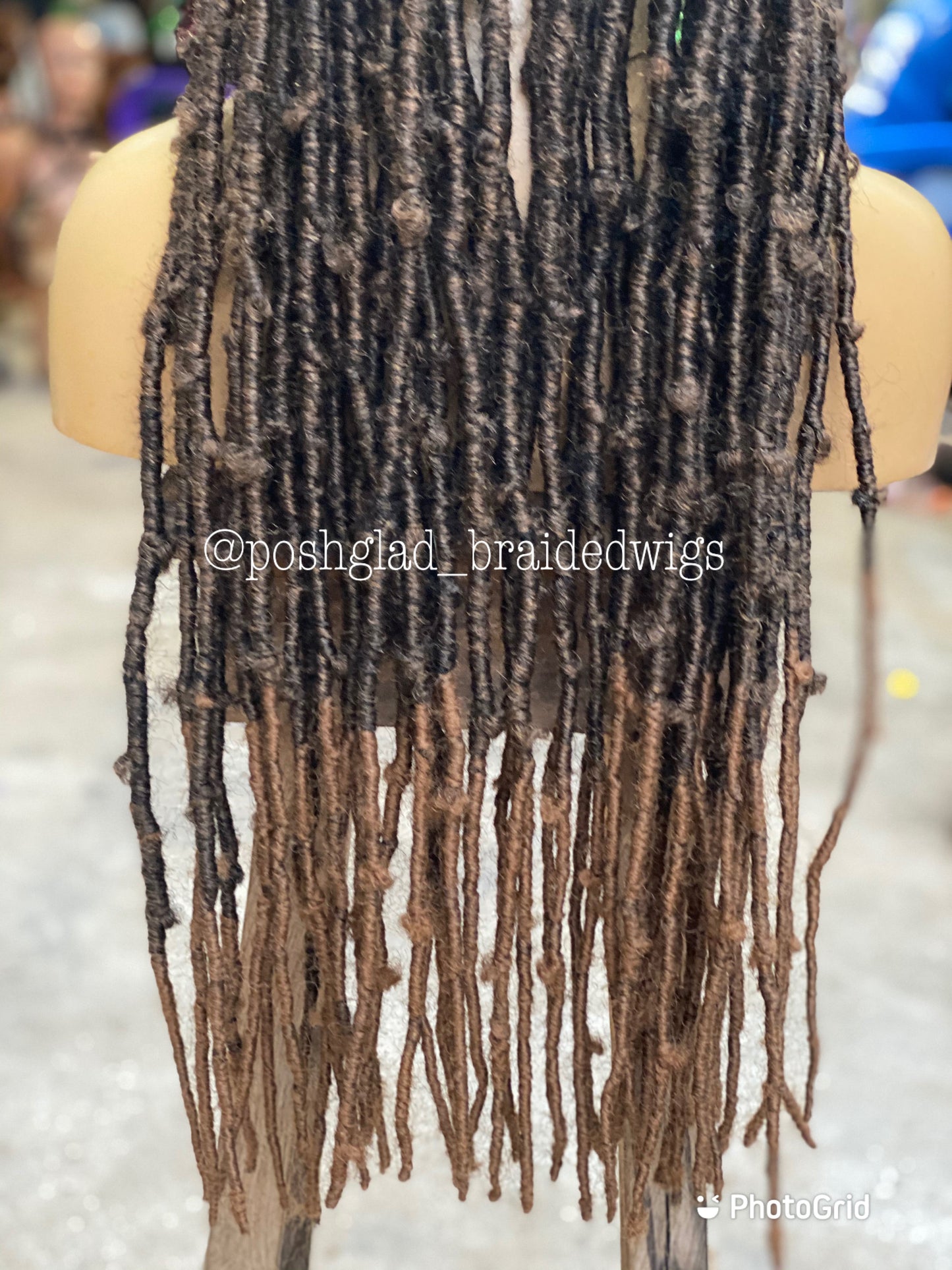 Destress Faux Locs - Faux Locs Color 1B/27 - Whoopi