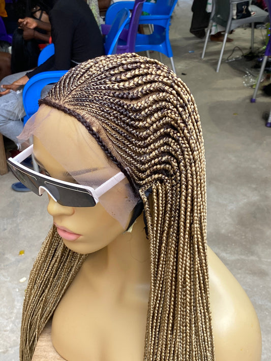 Cornrow Braid Wig - 13x6 Lace Frontal - Bolade