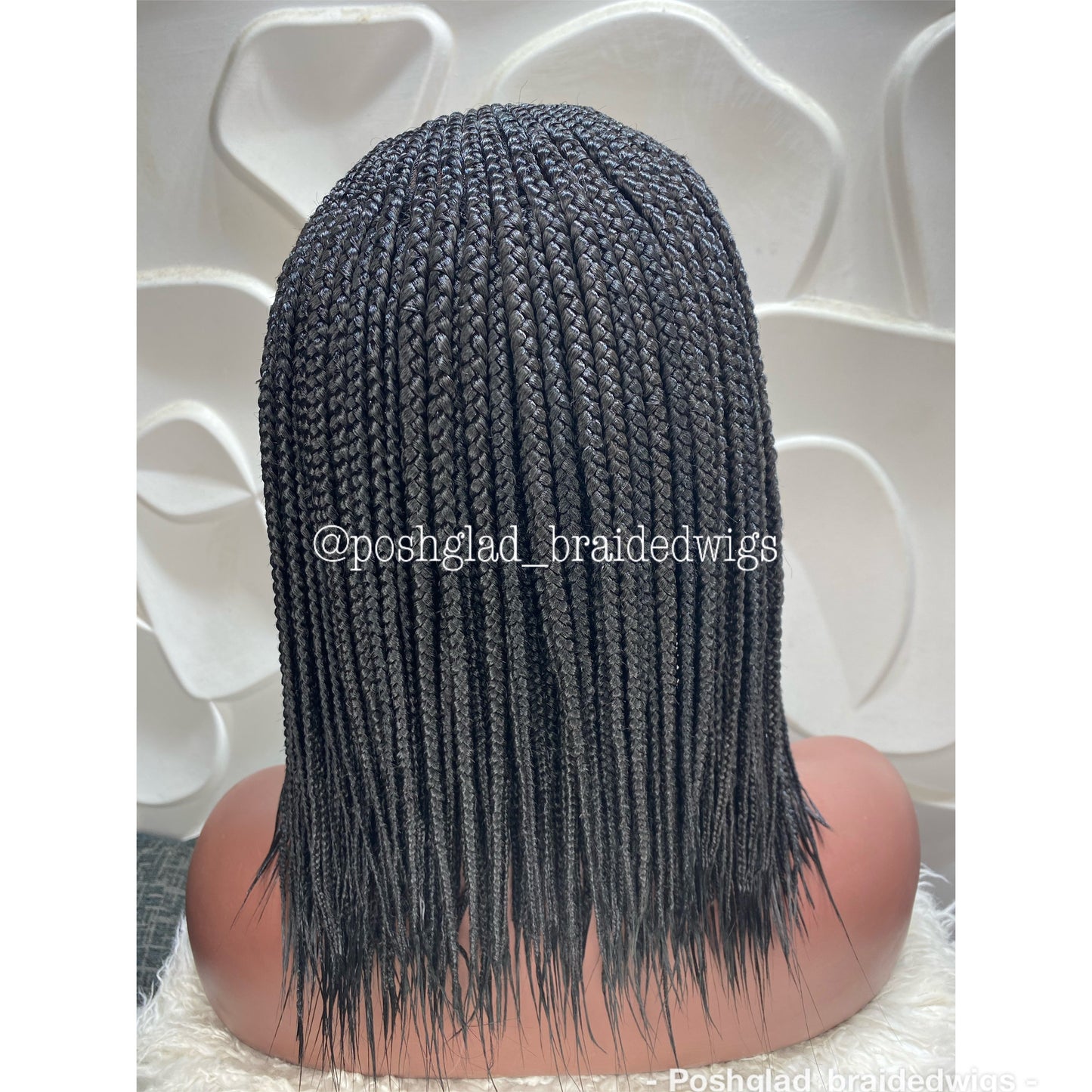 Cornrow Braid Wig (13x4 Lace Frontal) - C cut