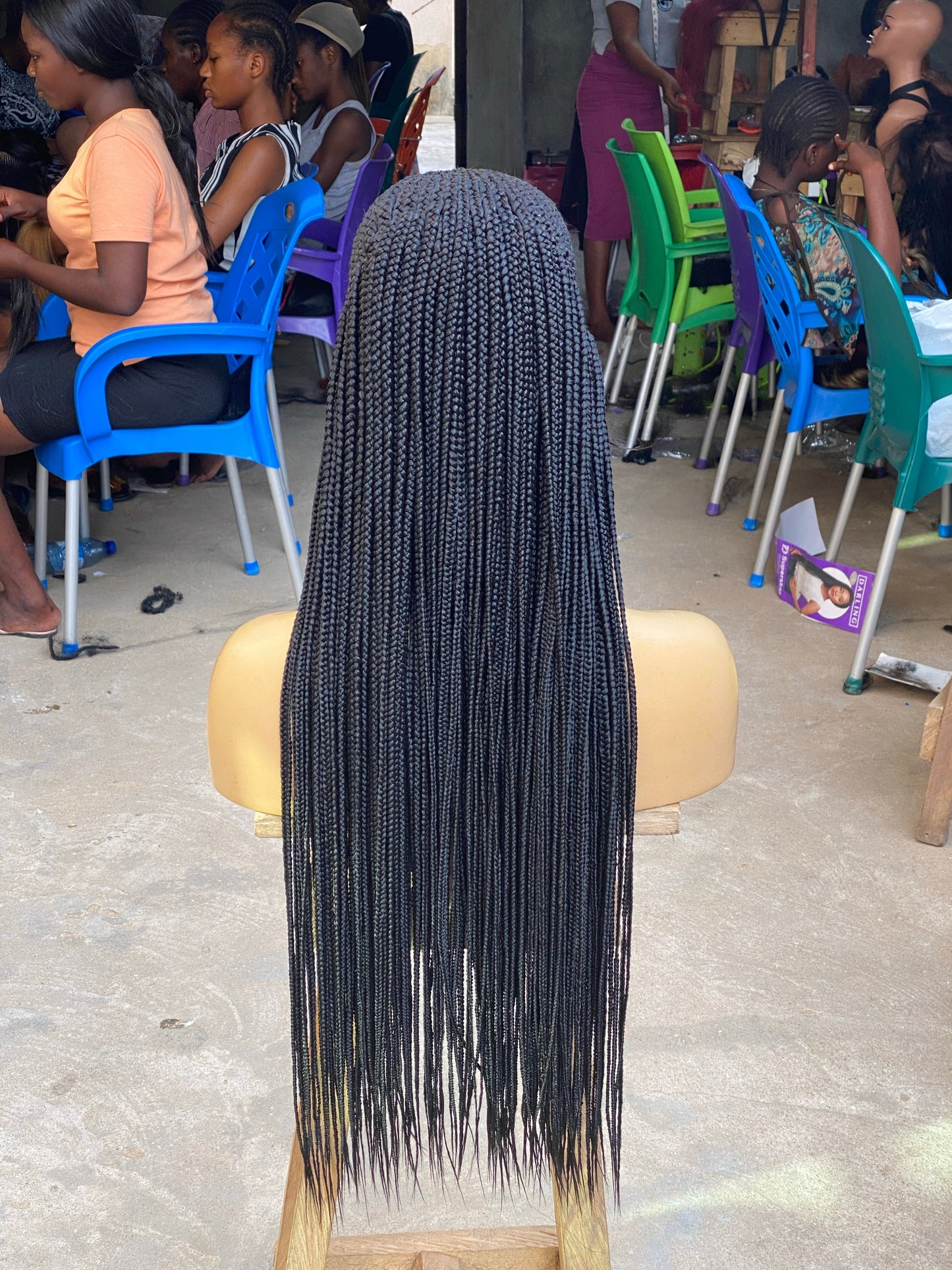 Cornrow Braid Wig - 13x6 Lace Frontal - Laraba