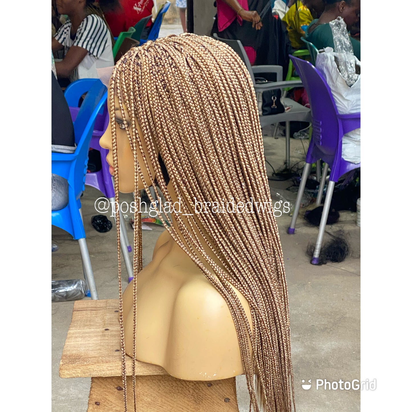 13 by 4 Frontal Box Braid Wig - Ife