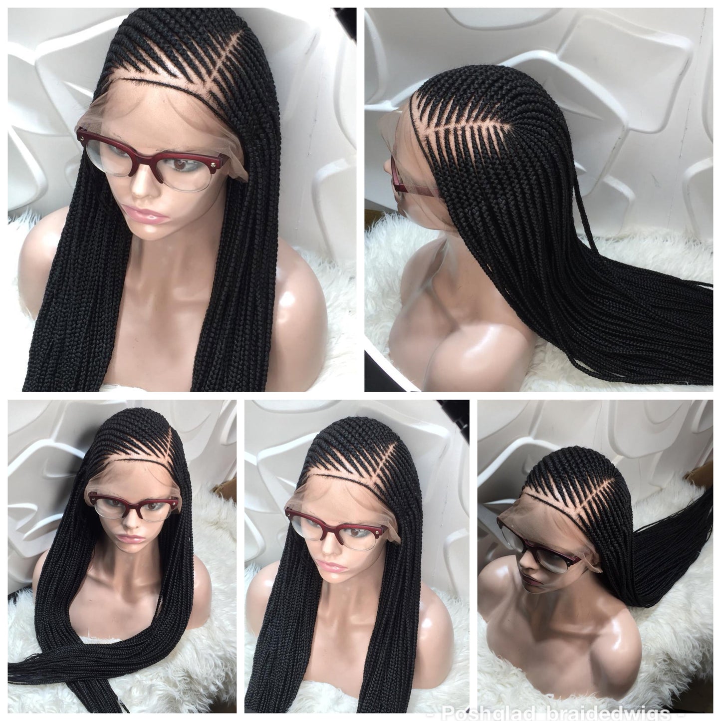 Cornrow Braid Wig - Full Lace - Effia