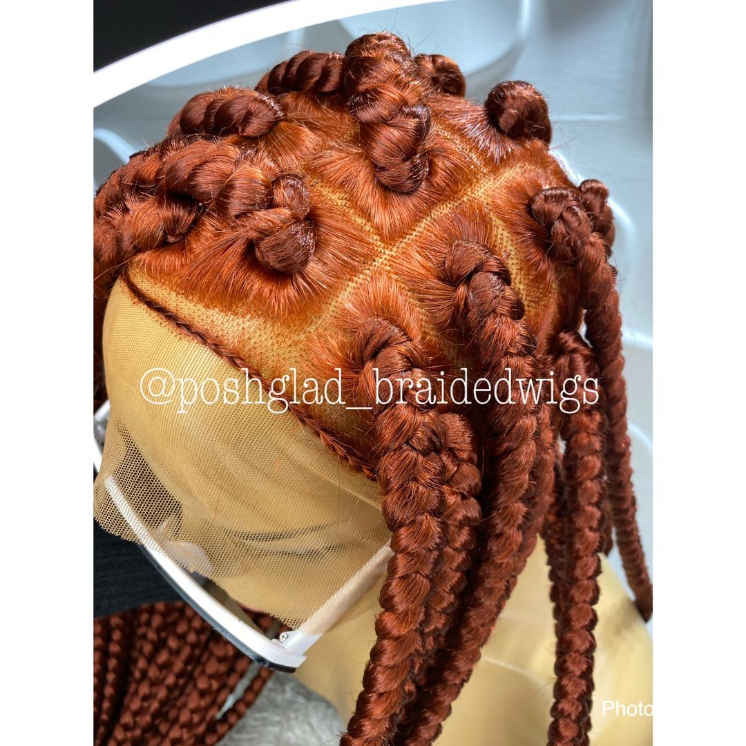 Carin  JUMBO IN COPPER RED (FULL LACE)