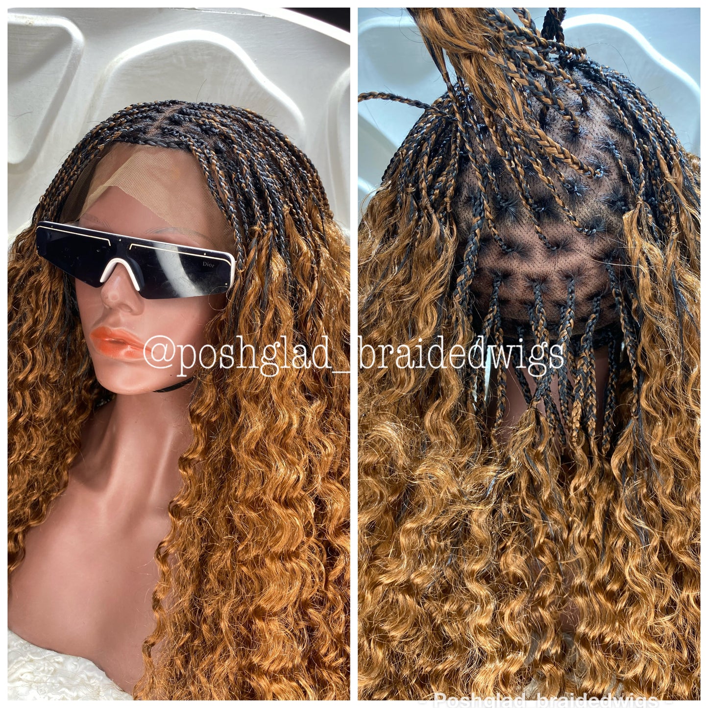Knotless Braid Wig - Curly Braid - Chrissie
