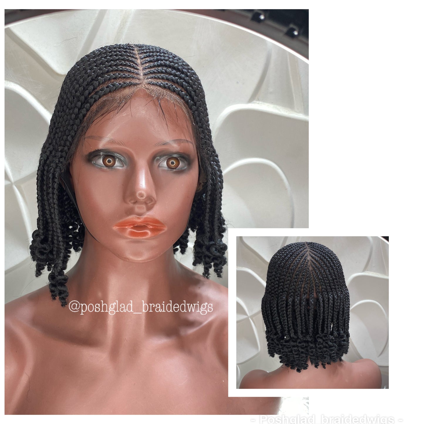 Cornrow Braid Wig - Center Part Wave - Alimat