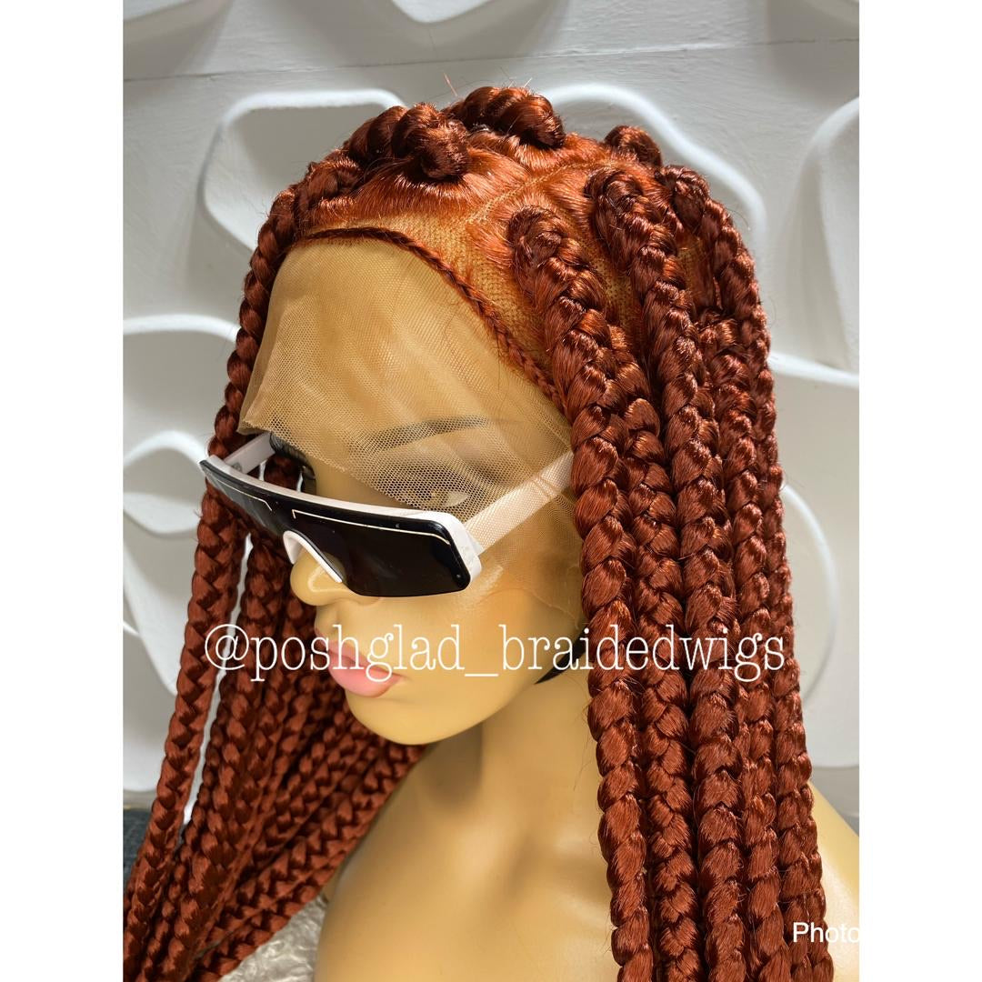 Carin  JUMBO IN COPPER RED (FULL LACE)