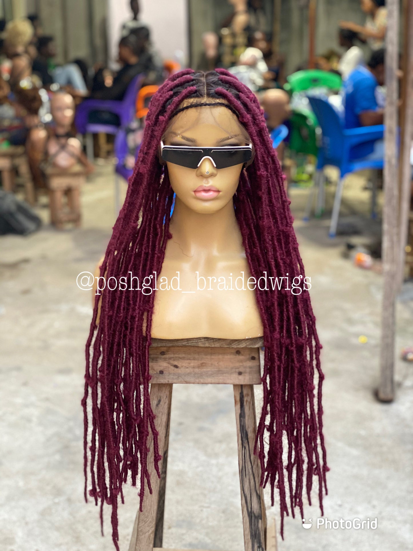 Destress Faux Locs Wig - Swiss Full Lace  - Maryam