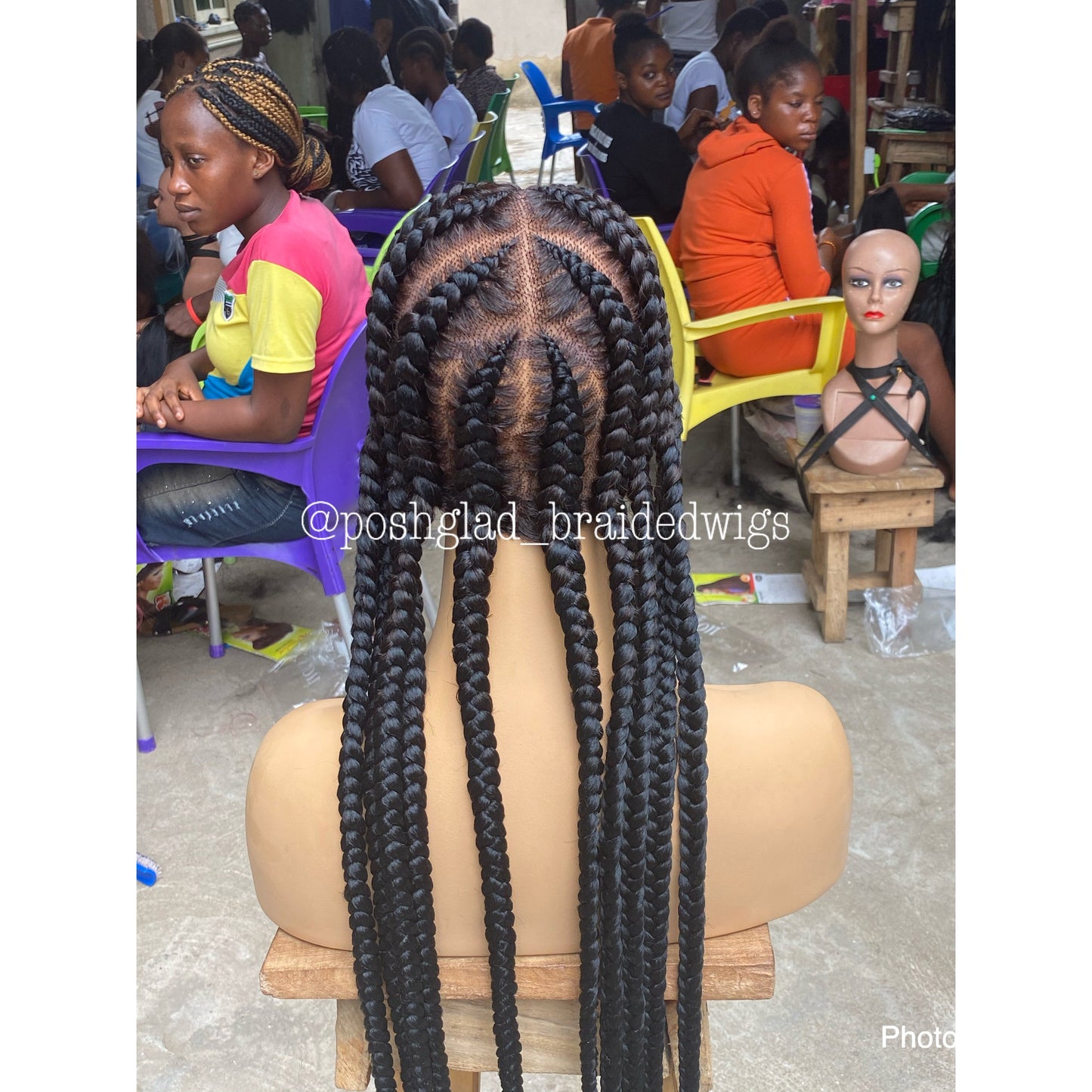 Pop Smoke Wig "Full Lace" Black Color