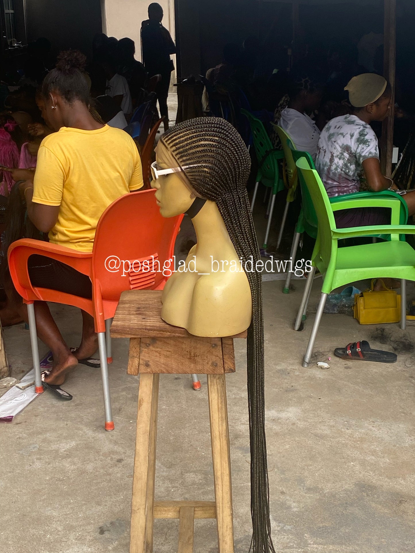 Feedin Braid Wig - Aisha cornrow