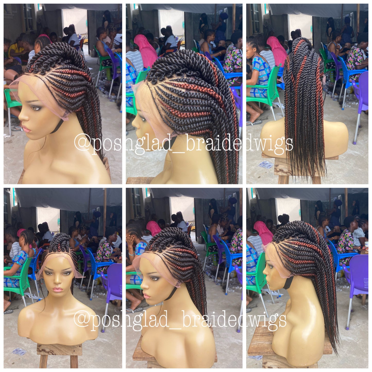 Cornrow Twist Braids - Tamaira