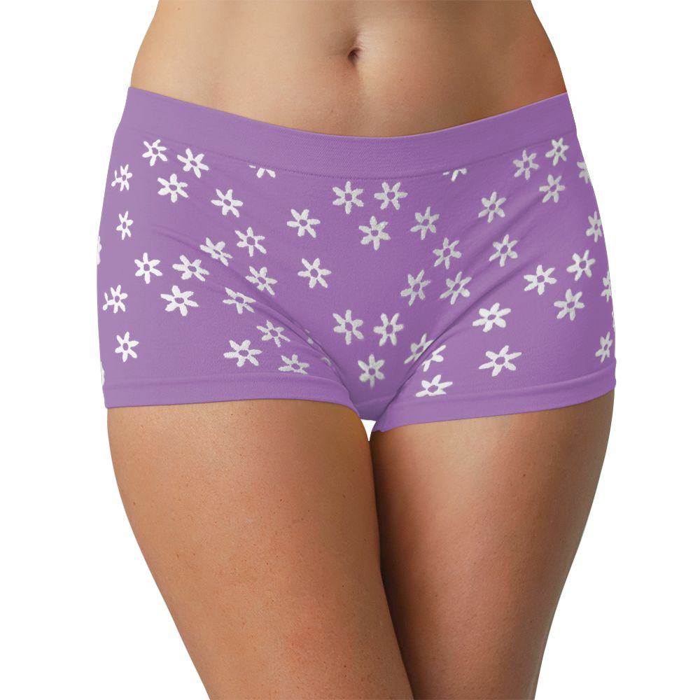 Seamless Daisy Tag Free Boyshort