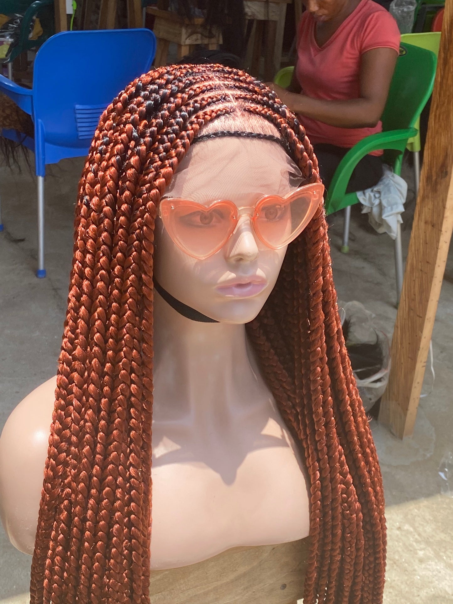 Cornrow Braid Wig - Full Lace - Adenike