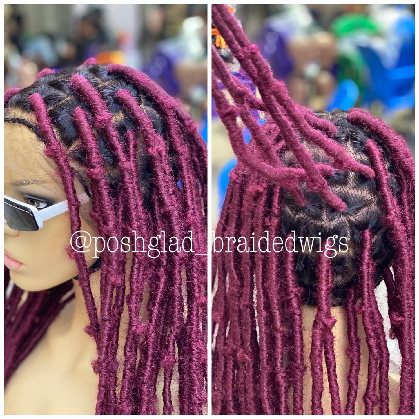 Destress Faux Locs Wig - Swiss Full Lace  - Maryam