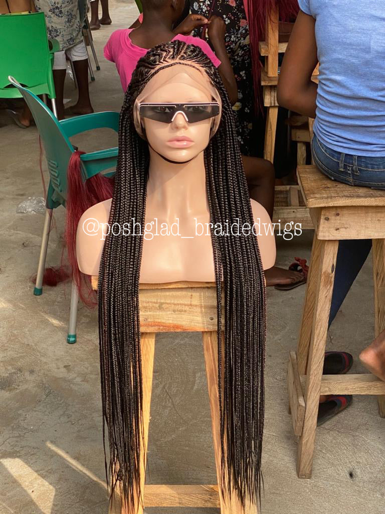 Cornrow Braid Wig - Full Lace - Abimbola