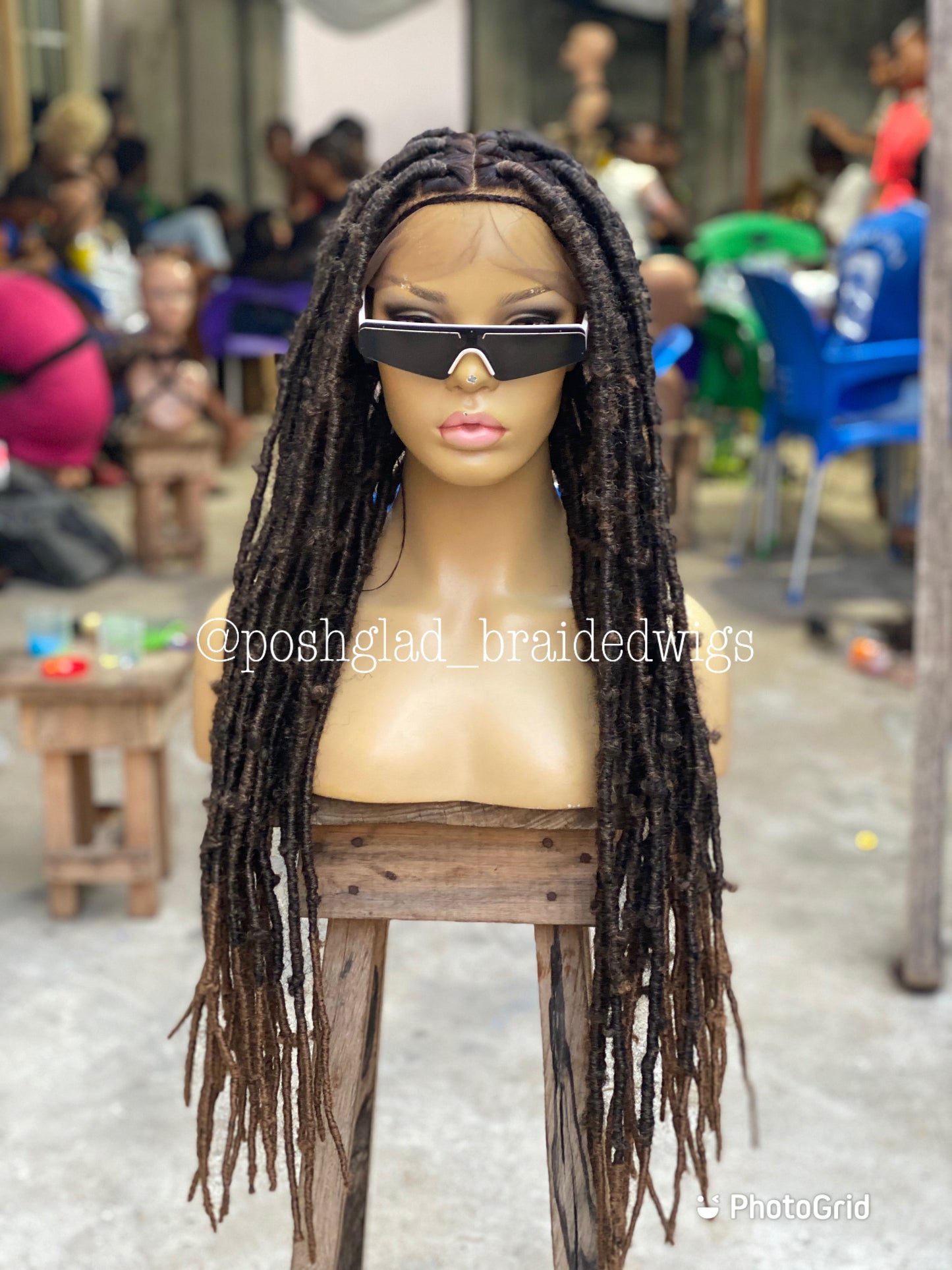 Destress Faux Locs - Faux Locs Color 1B/27 - Whoopi