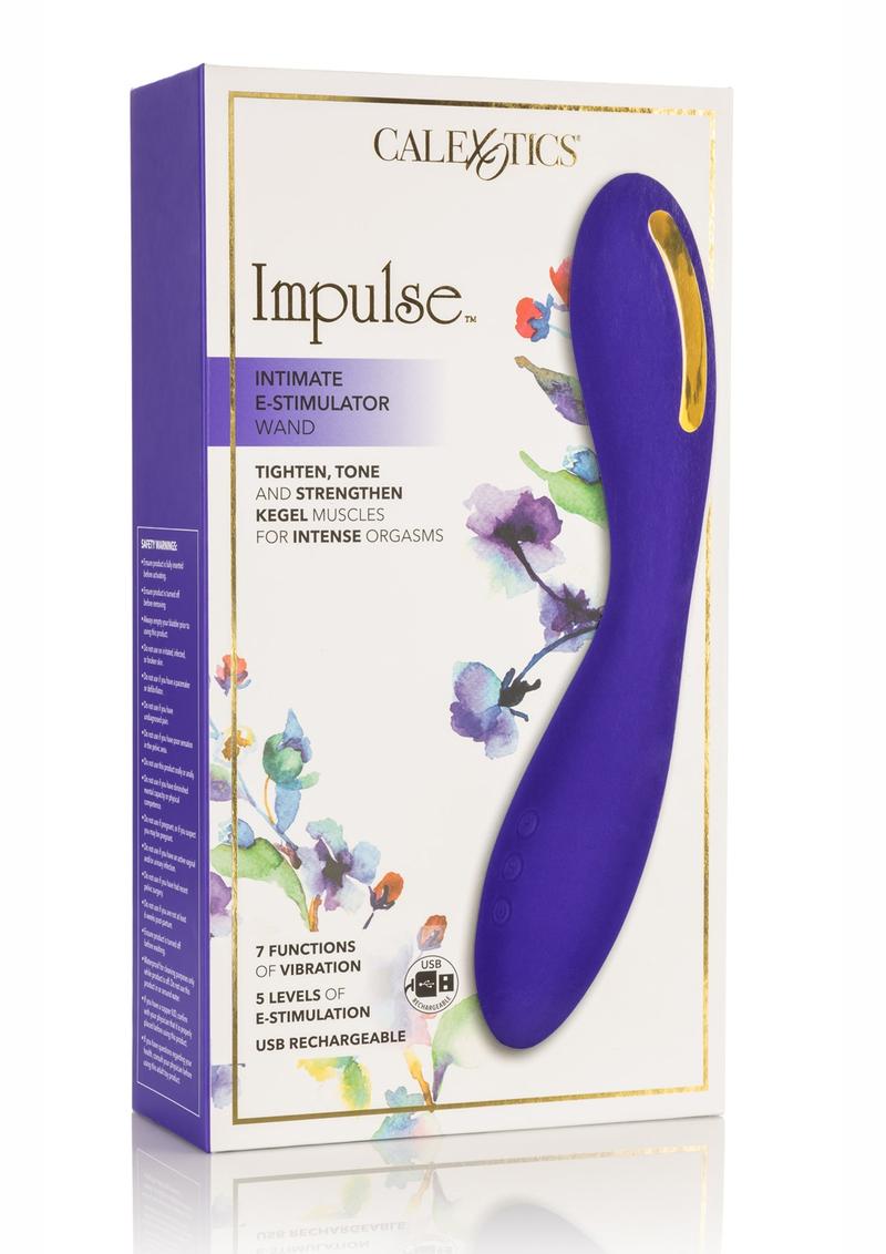 CalExotics Impulse Intimate E Stimulator Wand Silicone Vibrator