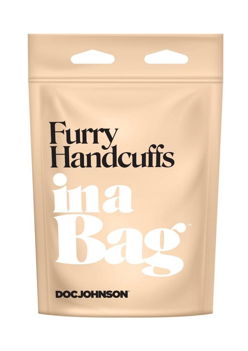 Doc Johnson Furry Handcuffs in a Bag