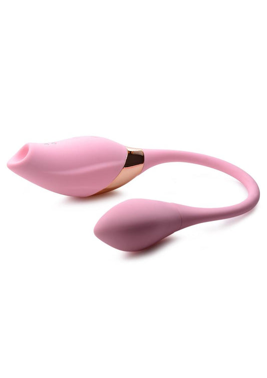 Shegasm Tandem Plus Silicone Suction Clitoral Stimulator & Vibrating Egg