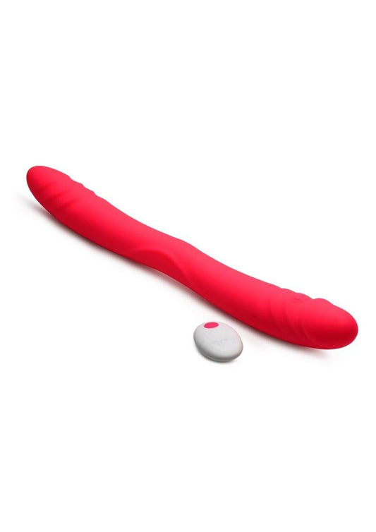 Inmi Double Down Silicone Double Dildo with Remote Control