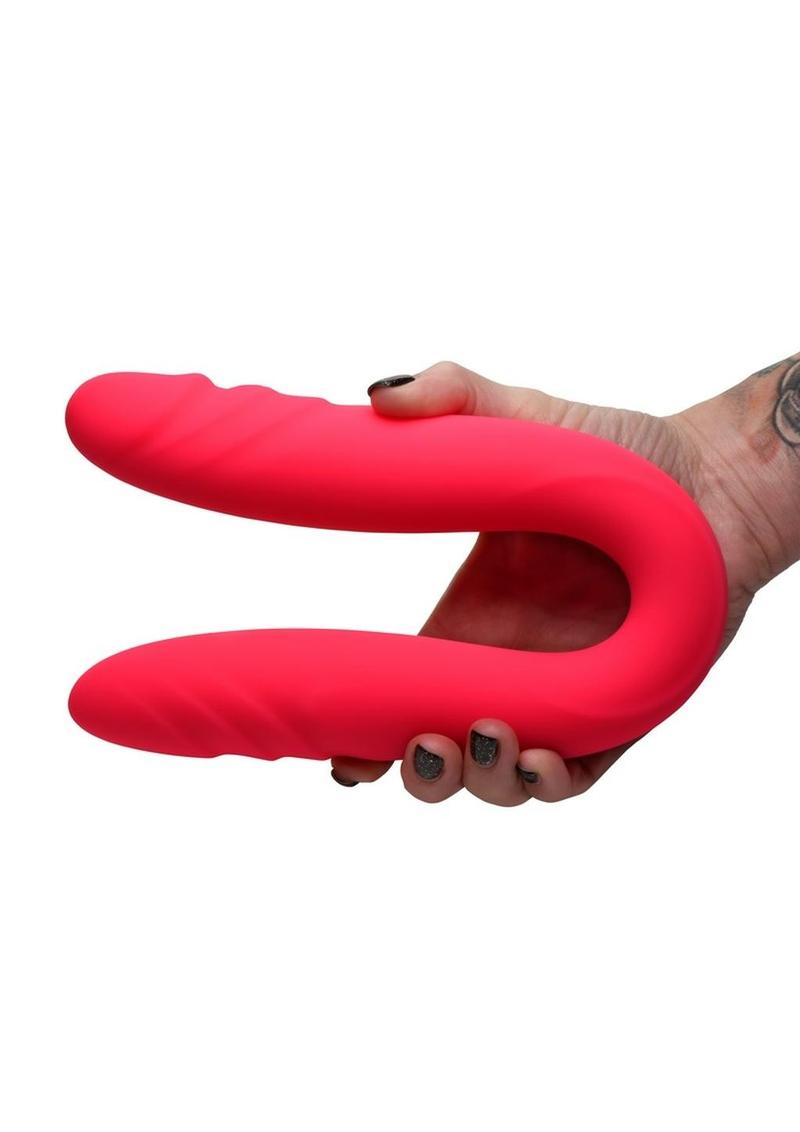 Inmi Double Down Silicone Double Dildo with Remote Control