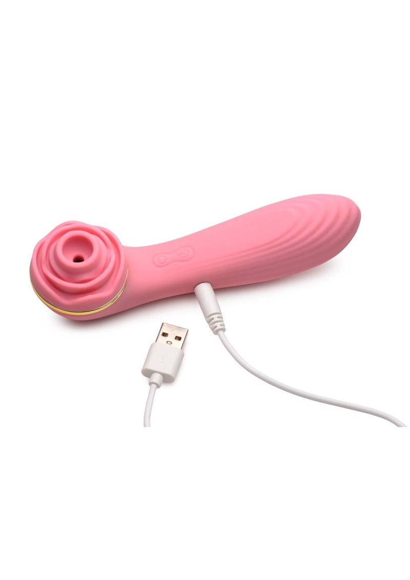 Bloomgasm Passion Petals Rechargeable Silicone Rose Clitoral Stimulator
