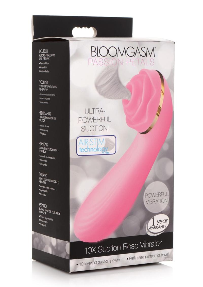 Bloomgasm Passion Petals Rechargeable Silicone Rose Clitoral Stimulator
