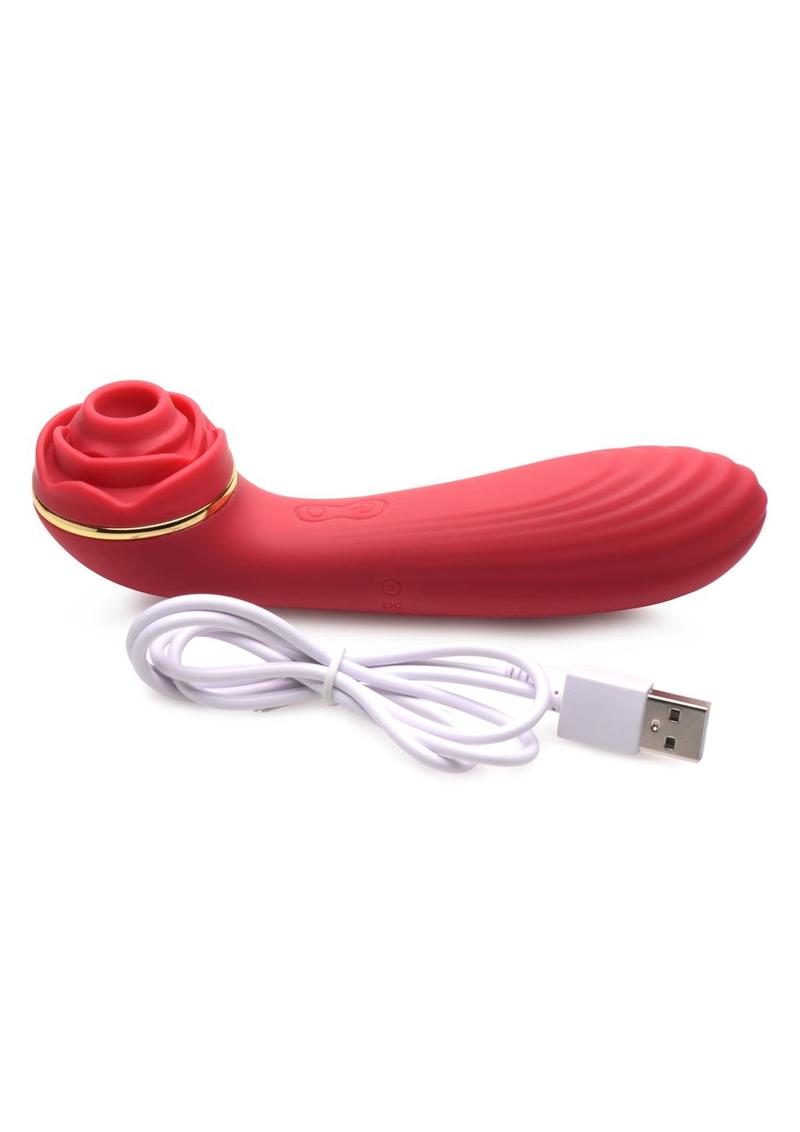 Bloomgasm Passion Petals Rechargeable Silicone Rose Clitoral Stimulator