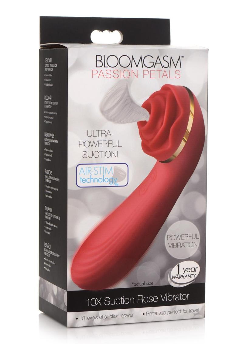 Bloomgasm Passion Petals Rechargeable Silicone Rose Clitoral Stimulator